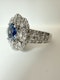 1.75ct Natural Blue Sapphire & 2.00ct Diamond Ring - image 8