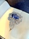 1.75ct Natural Blue Sapphire & 2.00ct Diamond Ring - image 4