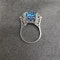 Aquamarine Diamond Ring in Platinum date circa 1930-1935, SHAPIRO & Co since1979 - image 1