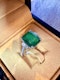 3.90ct Natural Emerald Ring - image 6