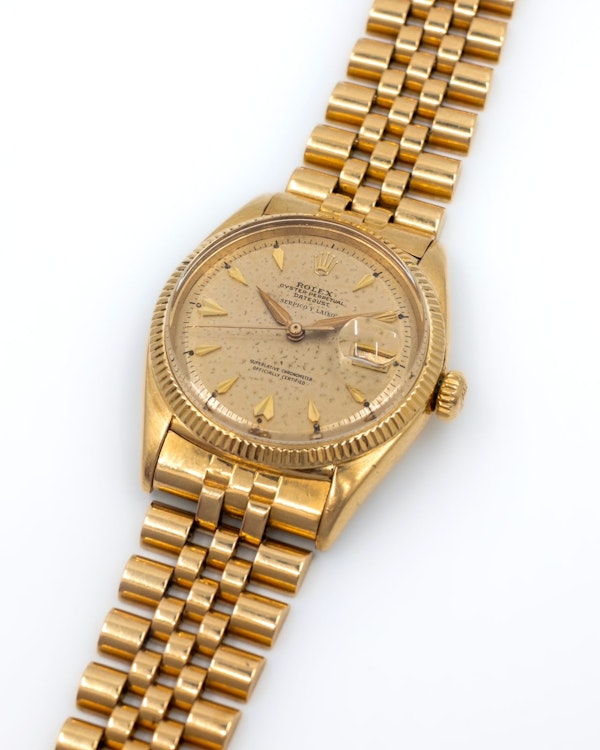 1957 Rolex Datejust 6605 ‘Serpico Y Laino’ - 36mm 18k Gold Rare Vintage Original Condition - image 9