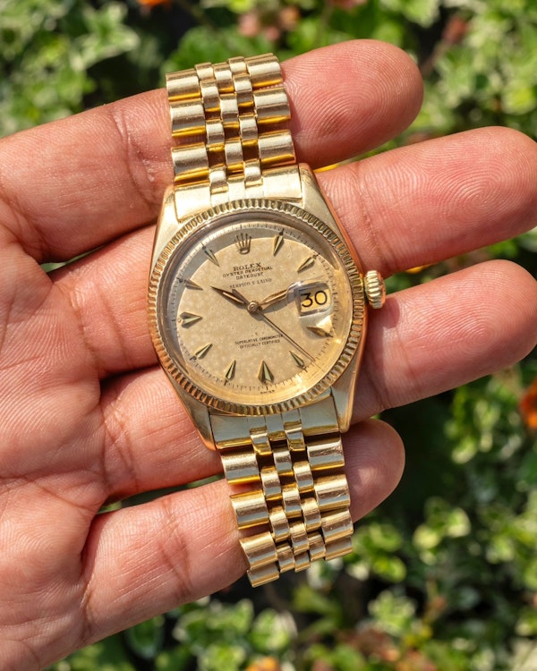 1957 Rolex Datejust 6605 ‘Serpico Y Laino’ - 36mm 18k Gold Rare Vintage Original Condition - image 1