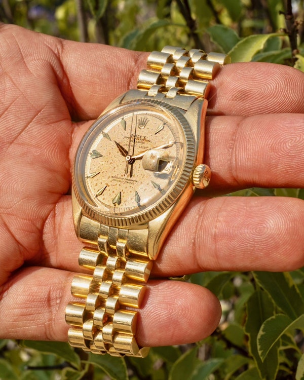 1957 Rolex Datejust 6605 ‘Serpico Y Laino’ - 36mm 18k Gold Rare Vintage Original Condition - image 2