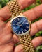 1970 Patek Philippe Golden Ellipse 3544/2 - Factory Blue Dial 18k Yellow Gold Rare Vintage Jumbo Mechanical - image 1