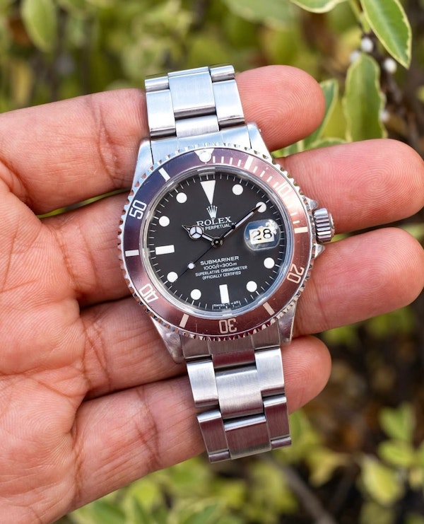 1982 Rolex Submariner 16800 Tropical Bezel Matt Dial - Rolex Service Rare Vintage Transitional Model - image 1