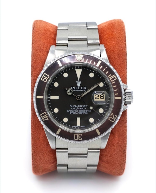 1982 Rolex Submariner 16800 Tropical Bezel Matt Dial - Rolex Service Rare Vintage Transitional Model - image 3