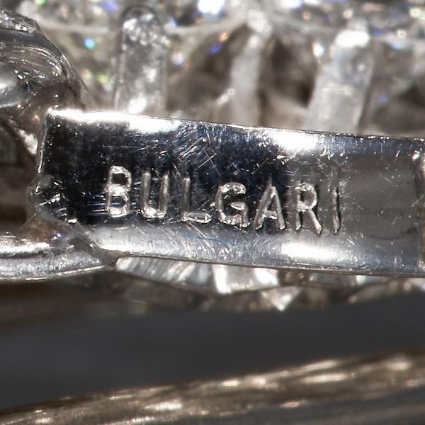BVLGARI, MAGNIFICENT ART DECO (PRE 1934) DIAMOND CLIP BROOCH - image 3