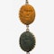 RARE ANTIQUE LAVA CAMEO GOLD NECKLACE, - image 2