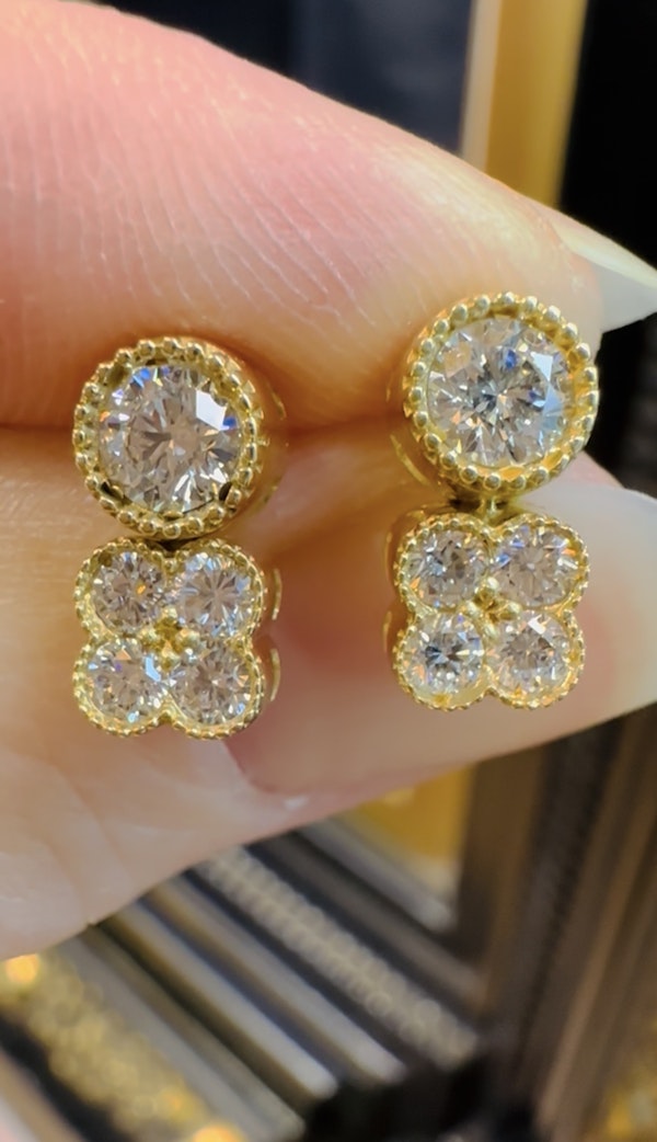 1.00ct Diamond Earrings - image 5