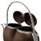 19th century Chinese Straits silver mounted coco-de-mer in the form of an ewer or teapot. - image 7