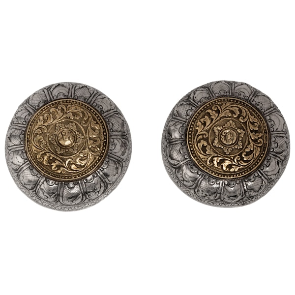 Two Straits Chinese Betel-nut or sireh containers, Solid Silver, 19th century - image 3