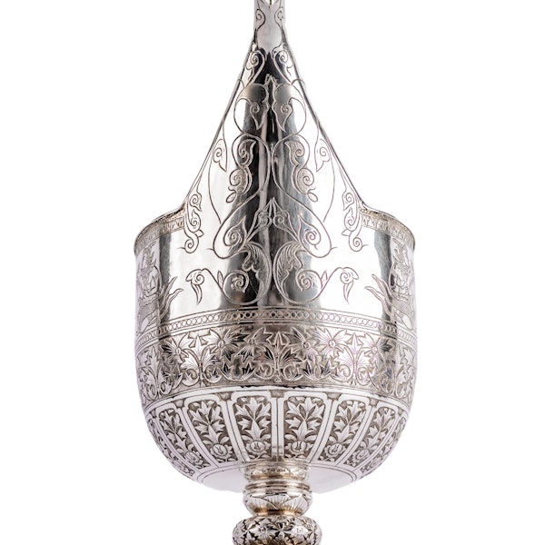 Vietnamese (French Cochinchina) Four Piece Solid Silver Tea Set, 19th century - image 7