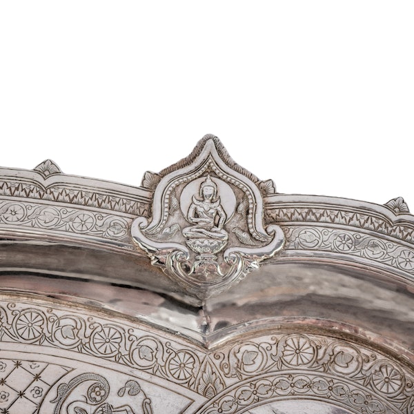 Vietnamese (French Cochinchina) Four Piece Solid Silver Tea Set, 19th century - image 5