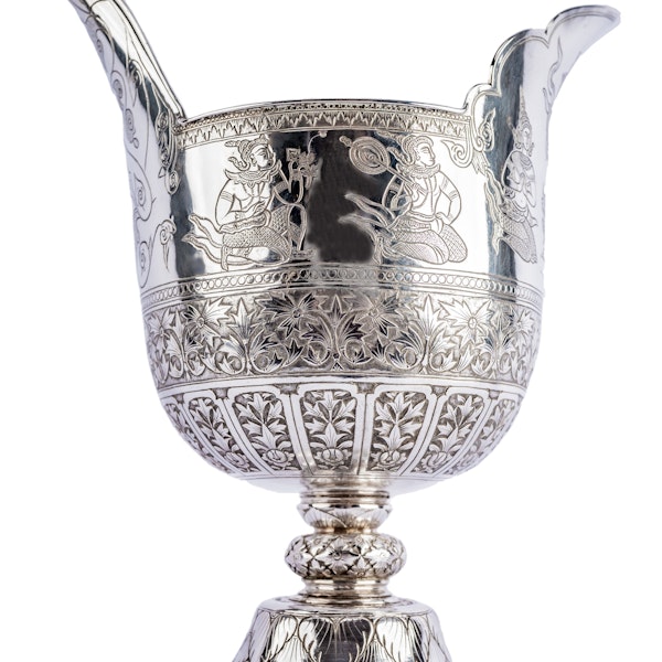 Vietnamese (French Cochinchina) Four Piece Solid Silver Tea Set, 19th century - image 6