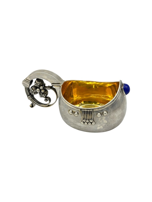 Russian silver Art Nouveau kovsh. - image 3