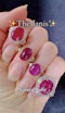 6.70ct Natural Cabochon Ruby & 0.57ct Diamond Ring. - image 4