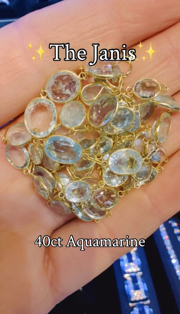 40.00ct Aquamarine Necklace. - image 8