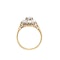 18ct Gold Diamond Cluster Ring | English c.1970s - image 2