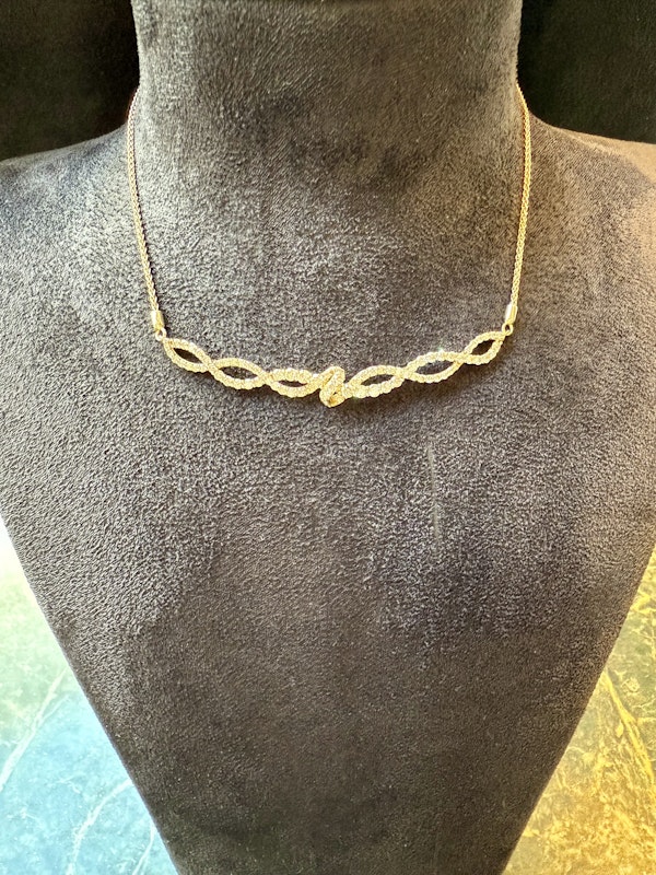 4.00ct Diamond Necklace. - image 7
