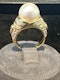 Bulgari pearl and diamond ring - image 4