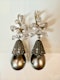 South Sea Pearl & Diamond Earrings. - image 1