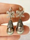 South Sea Pearl & Diamond Earrings. - image 2