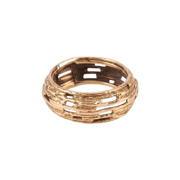 18ct Gold Ring | Signed Andrew Grima | English 1972 - image 2