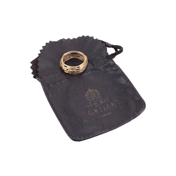 18ct Gold Ring | Signed Andrew Grima | English 1972 - image 4