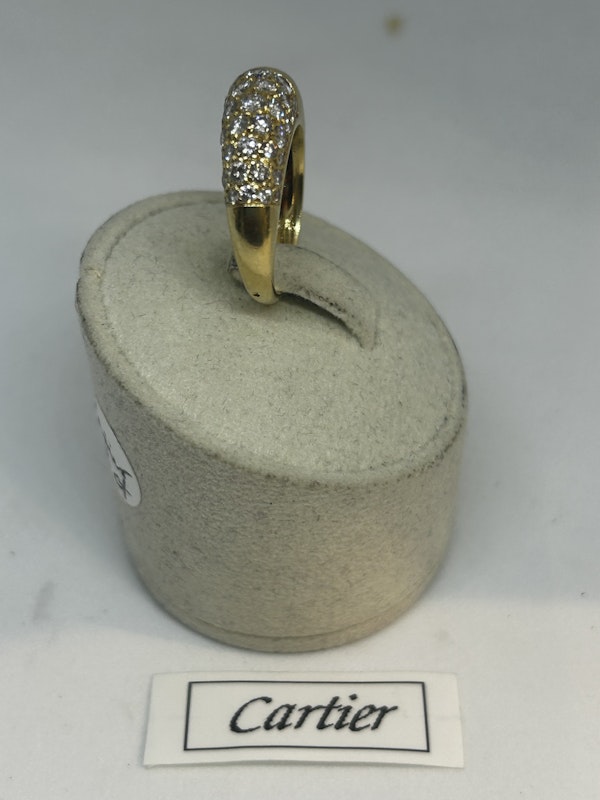 Cartier Vintage Diamond Ring at Deco&Vintage Ltd - image 3