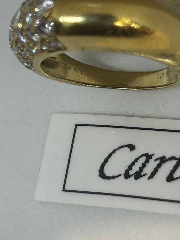 Cartier Vintage Diamond Ring at Deco&Vintage Ltd - image 4