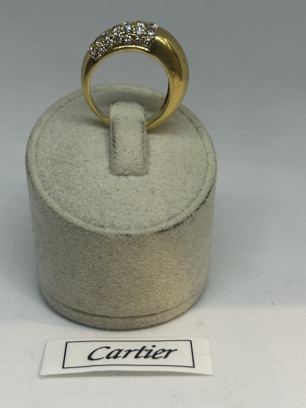 Cartier Vintage Diamond Ring at Deco&Vintage Ltd - image 2