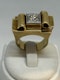 Art Deco Diamond 18ct Gold Ring at Deco&Vintage Ltd - image 2