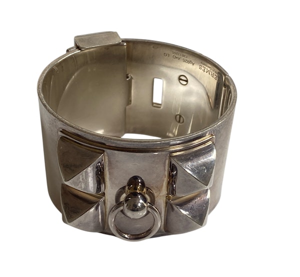 Hermes Medor silver cuff - image 2