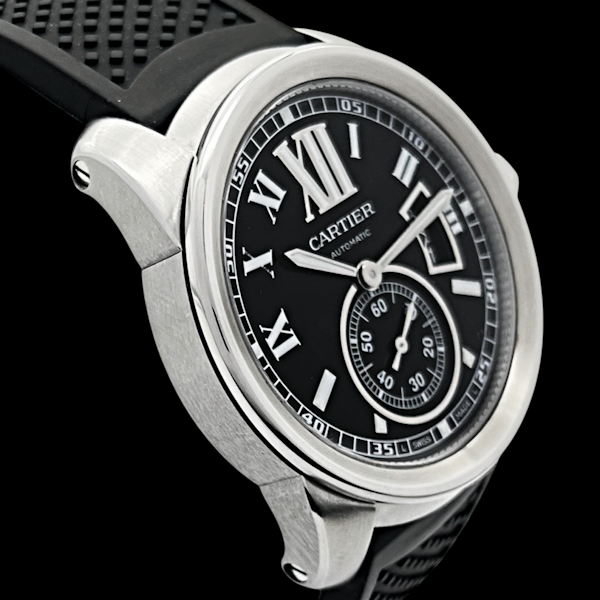 CARTIER CALIBRE DE 3389 W7100014 STAINLESS STEEL 42MM AUTOMATIC - image 3