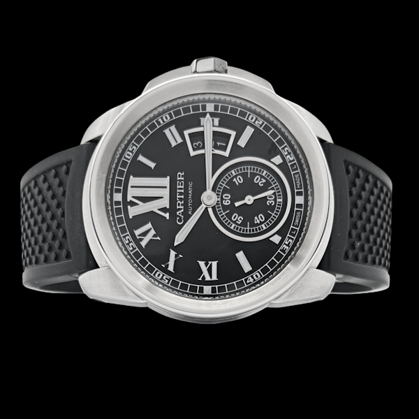 CARTIER CALIBRE DE 3389 W7100014 STAINLESS STEEL 42MM AUTOMATIC - image 4