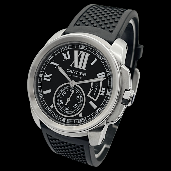CARTIER CALIBRE DE 3389 W7100014 STAINLESS STEEL 42MM AUTOMATIC - image 1