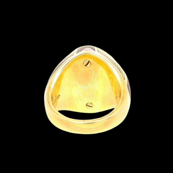 Vintage Leo De Vroomen Large Citrine Ring. - image 4