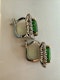 5.04ct Natural Tsavorite & 1.25ct Diamond Earrings - image 6