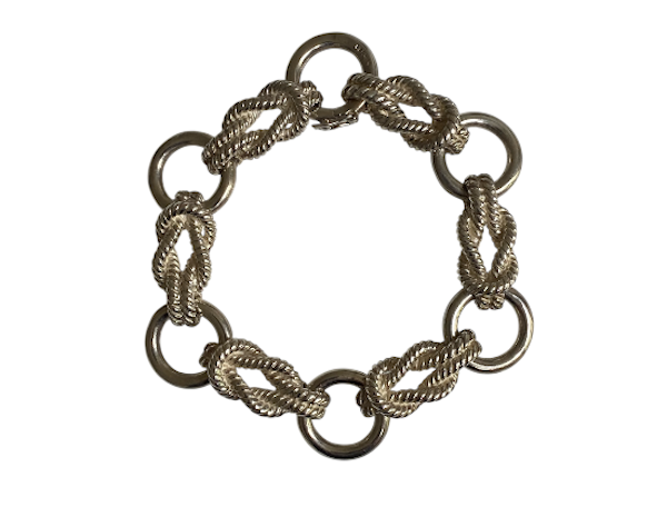 Hermes Audierne silver bracelet - image 1