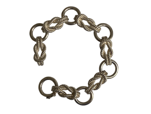 Hermes Audierne silver bracelet - image 2