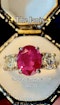 2.14ct Natural Burma Ruby & 0.70ct Diamond Ring. - image 4