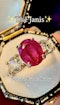 2.14ct Natural Burma Ruby & 0.70ct Diamond Ring. - image 5