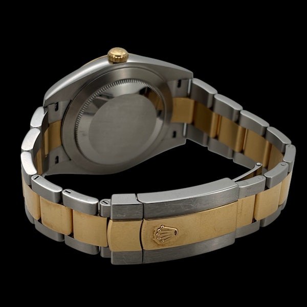 ROELX DATEJUST 41 'WIMBLEDON' STEEL/GOLD OYSTER FULL SET 2022 - 126333 - image 5