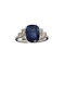 Sapphire and diamond engagement ring SKU: 8288 DBGEMS - image 1