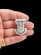 Fine Antique Art Deco onyx and diamond clip SKU: 8330 DBGEMS - image 3