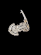 Fine Antique Art Deco onyx and diamond clip SKU: 8330 DBGEMS - image 2