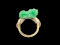 Antique jade and gold ring SKU: 8329 DBGEMS - image 1