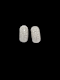 Pair of small pave diamond hoop earrings SKU: 8328 DBGEMS - image 1