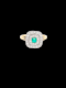 Edwardian emerald and diamond panel ring SKU: 8327 DBGEMS - image 1