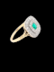 Edwardian emerald and diamond panel ring SKU: 8327 DBGEMS - image 4